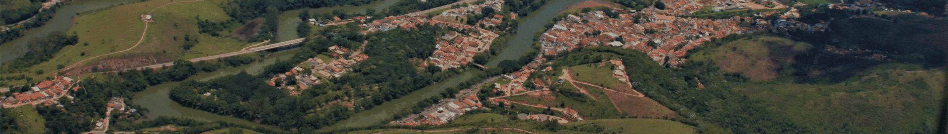 Vista aérea da região de atuação da Cedrap